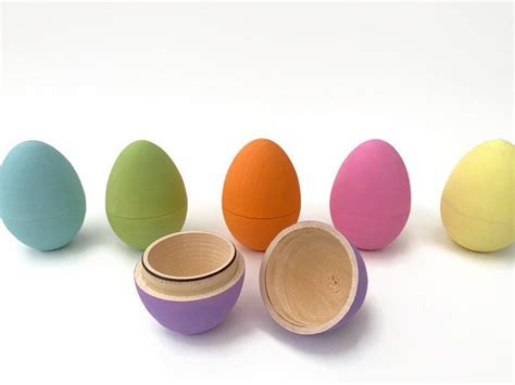 fillable wooden easter eggs